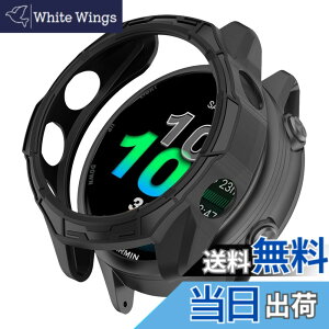 �y���������zHeeNia Garmin �Ή� �P�[�X �V���R���ގ� �ی�P�[�X �J�o�[ �Ռ��z�� ���y�� �_�� �Ռ��h�~ �C�菝�h�~ �ی�J�o�[�p �F�F�u���b�N�A�T�C�Y�FGarmin Forerunner 570 47mm