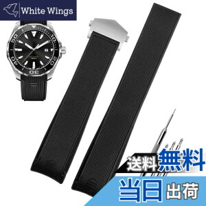 �y���������z[HEYOZURY] TAG HEUER �x���g ���o�[ ���v�o���h 22mm �V���R�� �_�炩�� �r���v�x���g �r���v�o���h D�o�b�N���� �r���v�o���h TAG HEUER (�^�O�z�C���[) �Ή� �����t�������x���g�H��t