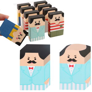 【送料無料】Refoiner 消しゴム 小学生練り消し ハゲおじさん消しゴム 文房具 可愛いサラリーマン消しゴム面白い文房具セット 女の子おしゃれ消しゴム デッサン用 学習用プチギフト こども