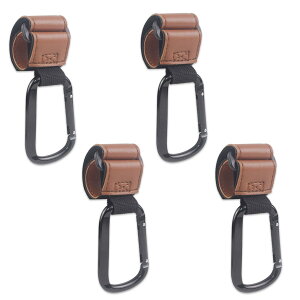 【送料無料】Refoiner ベビーカー フック カラビナ スーツケース フック 多機能バギーフック キャリーケース ペットカート 自転車 フック ベビーカー アクセサリー 強力なベルクロを使用した