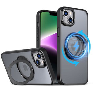 yzKWATUNG ݊i iphone14plus pP[X magsafeΉ CX[d iphone14vX pX}zP[X ϏՌ phone14plus pP[X 360°]X^h cΉ ACz14vXpJo[ }