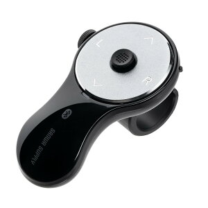 【送料無料】サンワダイレクト リングマウス Bluetooth ホイール搭載 USB-C充電 PowerPoint・Keynote操作対応 Windows/Mac 5ボタン フィンガーマウス 指 400-MABT156BK3