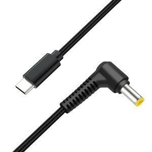 yzDalugo ŗp/xmʗp/NECp m[gp\R [dP[u 65W USB-C PDΉ p\R dP[u Type-C to ی`5.5×2.5mm iC҂ PD gK[P[u 18.5V~20Vp FUJITSUp Toshiba