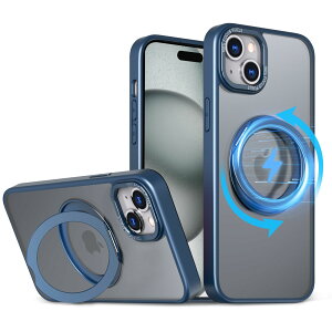 yzKWATUNG ݊i iphone15pP[X magsafeΉ CX[d ӂ 15 p P[X ϏՌ phone15 p Jo[ 360°]X^h cΉ X}zP[X iphone 15 p }OZ[t 