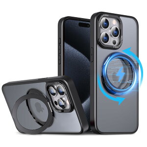 yzKWATUNG ݊i iphone 15 pro p P[X magsafeΉ CX[d ϏՌ phone15pro pP[X 360°]X^h cΉ ACtH15vpX}zP[X }Olbg ACtH