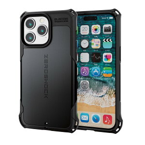 yzGR iPhone15 Pro Max P[X ZEROSHOCK ϏՌ lp_p[ njJE_uC[\ ՌztBt Xgbvz[ ubN PM-A23DZEROBK