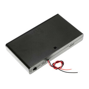 【送料無料】YFFSFDC単3電池用 電池ボックス 8本 直列 12V 電池ケース ON/OFFスイッチ付き リード線付き 単3電池ボックス バッテリー ボックス ケース 電池 ホルダー, D614A