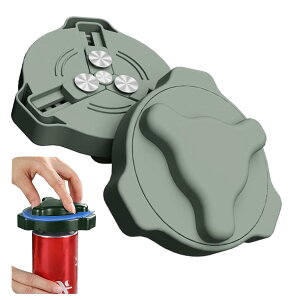 【送料無料】缶切り 回転式 缶オープナー 回転式 ビール缶オープナー 日本規格 アルミ缶 ソーダ 缶詰 飲料 マルチ缶切り 簡単 安全 滑らかなエッジ 磁石搭載 右利きと左利き兼用 4.8〜8.5cmの