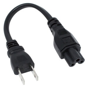 【送料無料】アイネックス(AINEX) ACアダプタ用電源ケーブル 0.18m ACP-C5018A ブラック