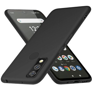 【送料無料】arrows We F-51B ケース シリコン スマホケース FCG01 カバー シリーズ 耐衝撃 ソフト 黒 薄型 ストラップホール付き ブラック