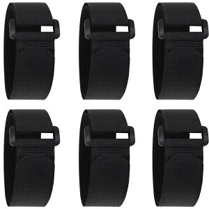 【送料無料】REX-OWL 荷締めベルト マジックテープ 固定ベルト 固定バンド マジックバンド 結束バンド NSB-01 (3.8cm×40cm 6本)