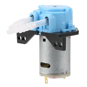 【送料無料】小型チューブポンプ 蠕動ポンプ マイクロポンプ 小型軽量・低振動・低ノイズ ペリスタポンプ (ブルー DC12V, チューブ内径3mm×外径5mm)