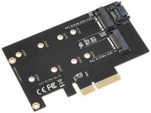 yzAClbNX(AINEX) M.2 NVMe SSDϊPCIeJ[h SATAR{ AIF-09