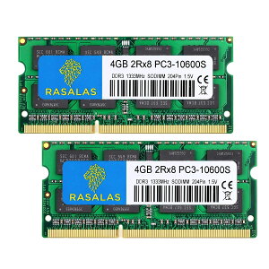 yzPC3-10600 DDR3 1333MHz m[gPCp 4GB×2 CL9 204Pin Non-ECC SO-DIMM RAM