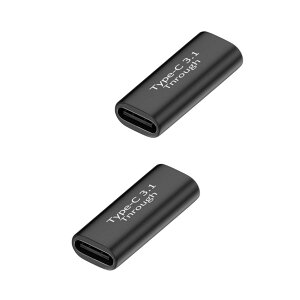 yzUSB A_v^[ ^Cvc ϊA_v^ 10Gbpsf[^]/65W/5A}[d usb-c pA_v^ Mac Book ProANintendo SwitchANexus 6P 5XȂǂType-CfoCXɑΉ 2Zbg (type-c pA_v^)