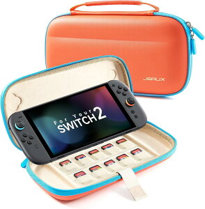 yzJSAUX XLOP[X Nintendo Switch 2 (2025) ΉA10̃Q[J[h[Xbgt |[^uXCb`2P[XAsE[p̕یn[hVF BG0119 (IW)