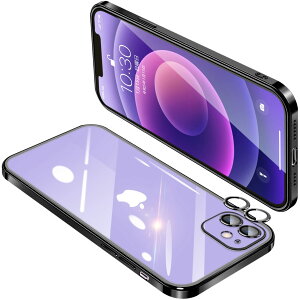 yzIPhone12 P[X NA ACtH12 Yی Jo[ ϏՌ  X}zP[X Sʕی y bLH TPU ^ Xgbvz[t ~ h~ 6.1C`iub