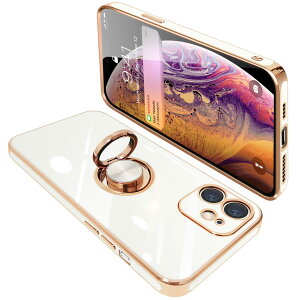 yziPhone12 Mini P[X Ot ACtH12Mini O Jo[ ϏՌ TPU bLH 360°] X^h@\ ԍڃz_[ Xgbvz[t 5.4C`izCgj