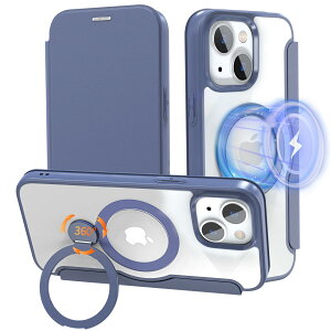 yzywʃNAE蒠^E@\Sʁzsmhokesu iPhone 15 Plus 蒠^ P[X 360°]X^h J[h[ MagSafeΉ Ot cΉ NAdlp蒠^ U[f 