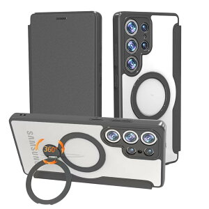 yzyNAdl̎蒠^E360°]X^hzsmhokesu Galaxy S24 Ultrap P[X J[h[ MagSafeΉ Ot cΉ NAdlp蒠^ U[f y ^ 