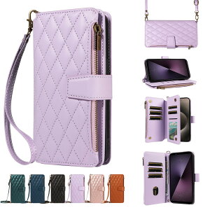 【送料無料】QANKISIS For Xperia 1 VII SO-51F / SOG15 専用 手帳型 横置きスタンド機能 カード収納 ジップ付き小銭入れ 耐衝撃 耐摩擦 全面保護 マグネット式 財布型 おしゃれ ファスナー型 小銭入れ