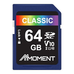 yzMMOMENT SDJ[h 64GB [J[h tHDBe/fW^J/჌t / V10 / Class10 / UHS-I / U1yǍő95MB/sz
