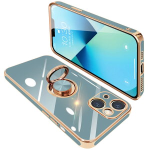 yziPhone13 Mini P[X Ot ACtH13Mini O Jo[ ϏՌ TPU bLH 360°] X^h@\ ԍڃz_[ Xgbvz[t 5.4C`iO[j