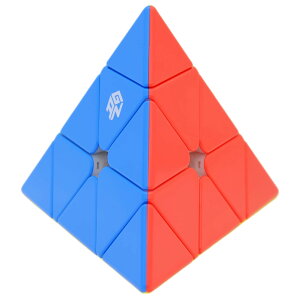 【送料無料】Bucubke GAN Pyraminx Standard 36 磁気パズルステッカーレスマジックキューブ 3x3 磁石内蔵 三角形 GAN ピラミッドマグネットスピードキューブ 標準版