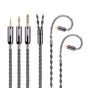 yzNICEHCK GreyCloud 8c CzP[u 6N⃁bL OFC 3.5mm vO 0.78 2PinRlN^ AbvO[hP[u 1.2m E vO PP | HIFI P Cz̃ANZ