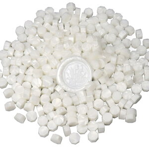 【送料無料】fsalisa シーリングワックス 小粒 約300粒 シーリングスタンプ 封蝋 シーリング ワックス スタンプ用 招待状 結婚式 祝福 告白 記念日 誕生日 祝い 手紙 メッセージカード ホワイト