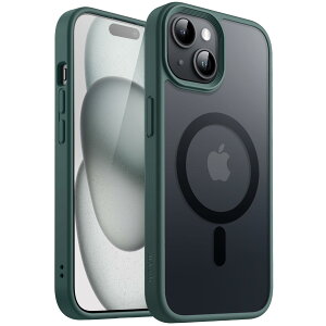 yzJETech iPhone 15 Plus 6.7C`p }Olbg P[X MagSafeɑΉ ̃}bgw ^ ϏՌ Jo[ (ZΐF)