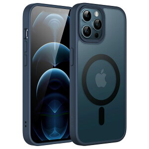 yzJETech iPhone 12 Pro Max 6.7C`p (12ProMax) }Olbg P[X MagSafeɑΉ ̃}bgw ^ ϏՌ Jo[ (Xg[u[)