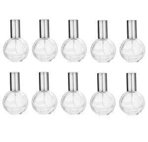 【送料無料】siawadeky 香水 アトマイザー 10本セット 詰め替え容器 ポンプ式 ガラスボトル 漏れない 香水噴霧器 スプレーボトル 香水入れ 小分け容器 ミニボトル 持ち運び便利 アロマ保存 ア