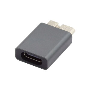 【送料無料】NFHK USB-C USB 3.1 Type C メス - Micro USB 3.0 オス データアダプター 10Gbps データ電源 ノートパソコン SSD ディスク用