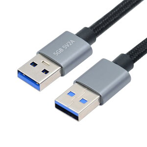 yzNFHK USB 3.0 Type-A IX - USB3.0 A IXP[u Vo[ 5Gbps fBXN SSD Jf[^p 30cm