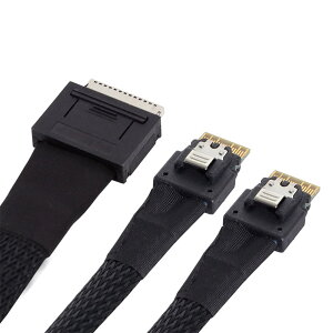 yzNFHK OCuLink 50cm PCIe x SFF-8611 8[ x fASFF-8654XC 4x SSDf[^pP[u