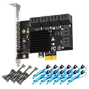 yzGLOTRENDS SA3112-C 12|[g݃{[h PCIe X1 SATAgJ[hASATAѓdP[utAWindowsALinuxAMac OSANASΉ