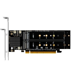yzGLOTRENDS PA41 4|[g M.2 NVMe - PCIe 4.0 X16ϊ gJ[hAPCIe@\Ȃ(MBPCIe@\T|[g邱)AM.2 NVMe SSD Soft-RAIDΉA22110/2280/2260/2242/2230TCYΉ