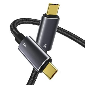 yzUSB4 P[u(1m) Suptopwxm Thunderbolt 4 Ή Thunderbolt 3  USB - C     USB-IFF؎擾 y100W[d/40Gbps]/8k@60Hz&4K@120Hzz xiC҂ݍ ܂Ȃ ϋv X}