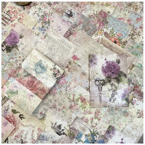 【送料無料】デザインペーパー コラージュ 素材 詰め合わせ Arpaper ペーパー ヴィンテージ 背景紙 紙もの 素材紙 シール ノート レトロ ブック 女の子 かわいい 100枚 大容量 紙素材 コラージ