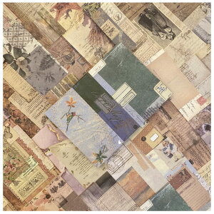 【送料無料】コラージュ 素材 デザインペーパー 詰め合わせ Arpaper ペーパー ヴィンテージ 背景紙 紙もの 素材紙 シール ノート レトロ ブック 女の子 かわいい 100枚 大容量 紙素材 コラージ