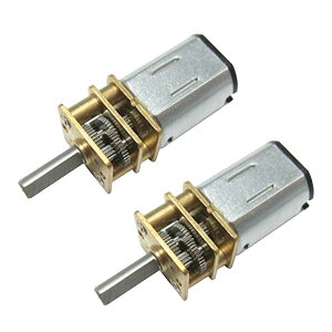 yzCHANCS DIY ̂ 2PCS ̂߂ N20 DC ̕ϑ@[^[ 3V 60RPM Vtg̒ 10mm ̍gN̑x̌[^[ 2PCS