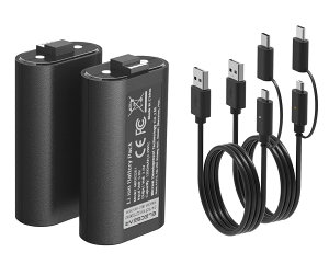 yzElecGear XboxRg[[p`ECIobe[pbNA21200mAh Li-ion[dpobe[drA2{f[^я[dUSBP[ut Xbox Series X/SXbox OneC