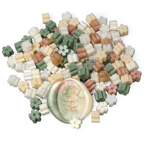 【送料無料】fsalisa シーリングワックス 小粒 シーリングスタンプ 封蝋 シーリング ワックス スタンプ用 招待状 結婚式 祝福 告白 記念日 誕生日 祝い 手紙 メッセージカード 桜型 (秋水)