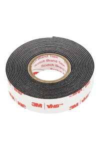 【送料無料】エーモン(amon) 強力両面テープ 多用途 黒 幅15mm×長さ2m×厚さ1mm 3980