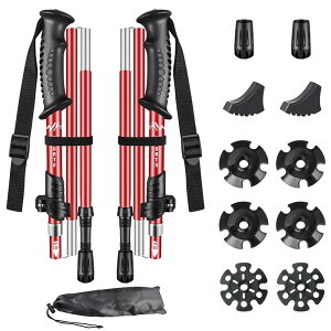 �y���������zGlvaner �g���b�L���O�|�[�� I�� T���^ 2�{�Z�b�g �܂肽���� ���y�� �g���b�L���O�X�e�b�L �A���~�� 5�i�L�k�� �o�R�X�g�b�N �E�H�[�L���O�|�[�� �R���p�N�g ���������\ �ŏ�36c