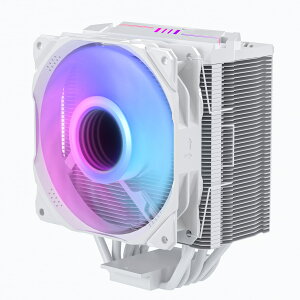【送料無料】upHere CPUクーラーサイドフロー型 LGA1700対応 高性能 ARGB PWMファン採用 AURA Sync同期 5V 3PIN ARGB/Auto RGB ヒットパイプ5本 AM4対応 白い【C5C4】