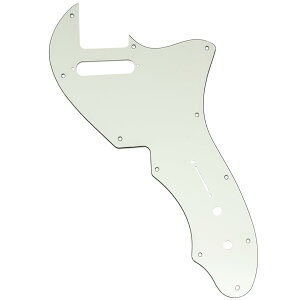 【送料無料】Musiclily Pro 11穴 テレキャスターピックガードFender American 1969 Tele Thinlineエレキギター用、エイジドホワイト3P