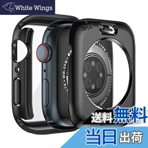 �y���������zYUGYUG for Apple Watch Series SE2/SE/6/5/4 44mm �P�[�X �A�b�v���E�H�b�`SE2/SE/6/5/4 44mm �P�[�X PC�f�� IP68 �h���P�[�X 360�Ǔx �A�b�v���E�H�b�` �J�o�[ �K���X�t�B���� ��̌^ ���{���Ɏq�� 