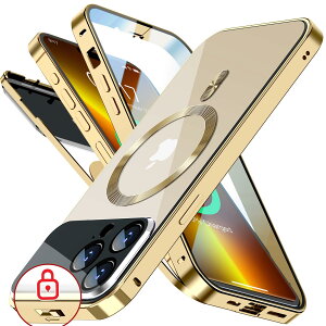 yzRosycoveryV̈̌^YEJjJbNziPhone 13 Pro Max p P[X Mag-safeΉ[360°SʕیEʋKX][{̂̐FECD Mag-safeO]}OZ[t CX[d